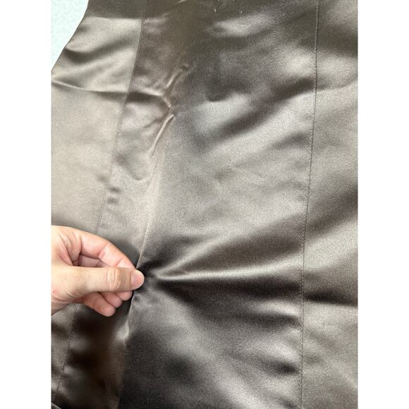 Vintage Geronimo by Stephen Digeronimo Womens Size 4 Brown Halter Mini Dress - Picture 7 of 15